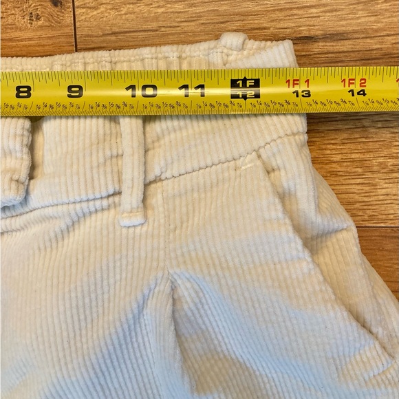 American Eagle 00 Corduroy Off Cream Off White Baggy Wide Leg Stretch - Picture 8 of 12